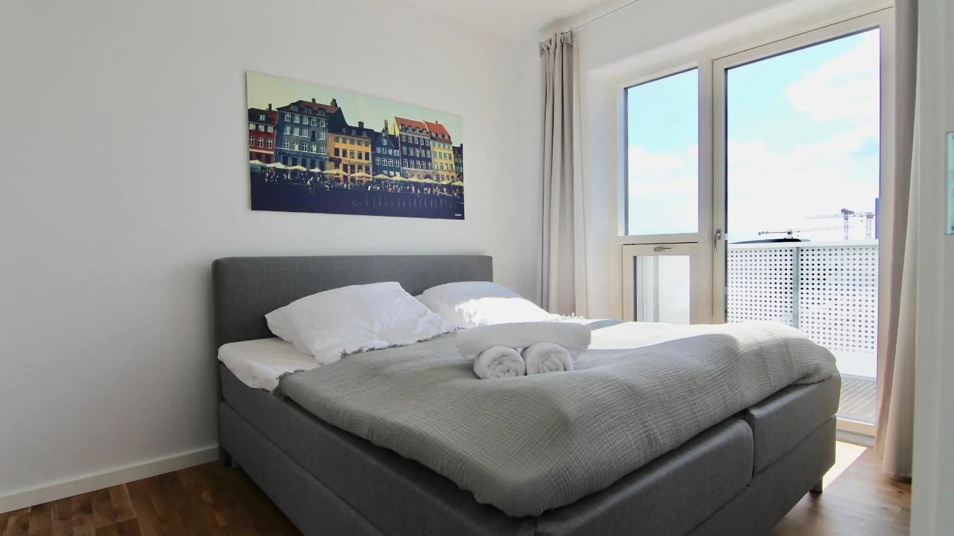 코펜하겐 Stunning 2-Bed W Balconies And Fantastic Views 아파트 0*,  덴마크